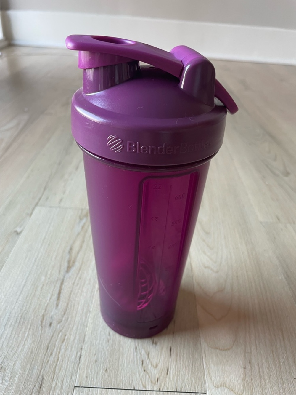 Purple 28 oz Blender Bottle